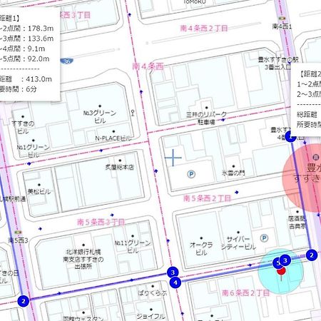 Downtown Susukino Area Spacious Great Access Ik201 Sapporo Exterior photo